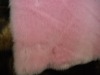 pink short pile fur