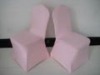 pink spandex chair cover