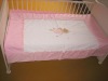 pink star girl quilt cover