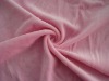 pink velour Fabric combed yarn double dyed