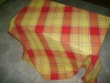 plaid 100% cotton table cloth