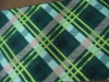 plaid design rotary print polar fleece