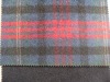 plaid double face fabric/wool nylon fabric/thick fabric
