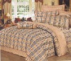 plaid knitted cotton bedclothes