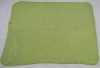 plain color double sided brush fleece throw baby blanket