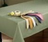 plain color satin fabric tablecloth