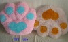 plain decorative stuffed plush cushion