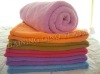 plain-dyed coral fleece blanket fabric