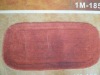 plain dyed washable microfiber single-pad series bath mat set & rug
