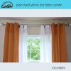 plain dyed yellow hot fabric curtain