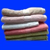 plain hotel bath towel with sateen