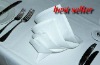 plain polyester mjs table napkins