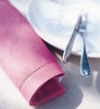 plain polyester pink table napkin,airline napkins