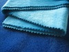 plain polyester super soft tricot velboa fabric