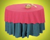 plain red table cloth