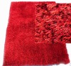 plain shaggy rug/floor mat
