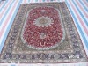 plain silk carpets