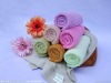 plain solid color bamboo towel