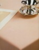 plain table napkin and table cloth for banquet