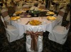 plain taffeta chair cover and wedding chair cover for banquet