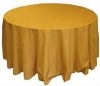 plain taffeta round table cover and fashion tablecloth