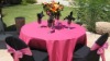 plain taffeta tablecloth and polyester chair cover for banquet