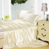 plain white bedding set