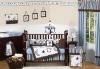plain white crib bedding set