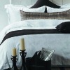 plain white hotel textile ( comforter set)