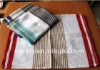 plain white linen tea towel