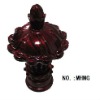 plastic Window curtain rod finial