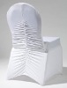 pleated spandex chair cover, banquet chair cover