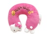 plush U-shaped cushion