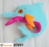 plush and stuffed Cushion,Dolphin shape -07051