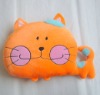 plush and stuffed Gift pillow,cartoon cat shape -07064