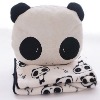 plush aniaml cushion with blanket for gift