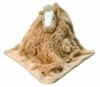 plush animal baby blanket