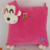 plush animal shaped cushion