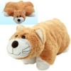 plush animal shaped pillow