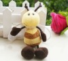 plush bee key chain toys (promotional gift)