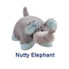 plush children-nutty elephant baby pillow pets