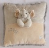 plush cushion with elephant head