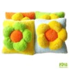 plush flower square pillow pet