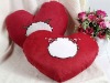 plush heart shape elephant cushion