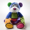 plush monkey toy with various color