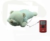 plush music bear pillow/ cushion, music toy pets