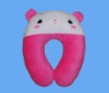 plush pink catty U-Pillow