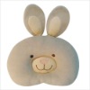 plush rabbit seat cushion