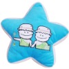plush star shape cushion