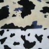 plush zebra coral fleece fabric